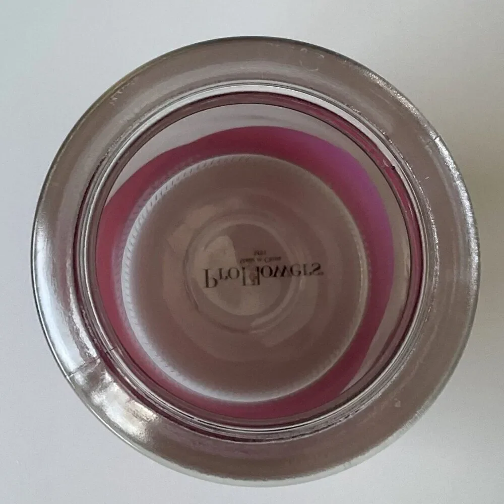 Proflowers Pink Ombre Style Glass Floral Vase Home Accent